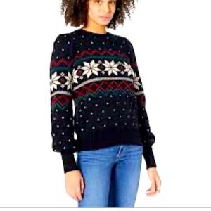 Lauren Ralph Lauren womens snow flakes sweaters size XL NWT